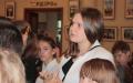 Школьница делится знаниями о финно-угорских народах