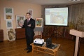 Участников конференции приветствует директор Гимназии искусств при Главе РК  Виктор Напалков