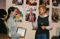Победителю в номинации "Поэзия"  Ксении Кармановой диплом и подарок