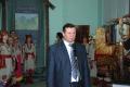 Юрий Мишанин приветствует гостей выставки "Единство и разнообразие"